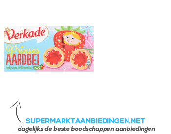 Verkade Kids&co prinses aardbei aanbieding