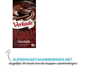 Verkade Kookchocolade aanbieding