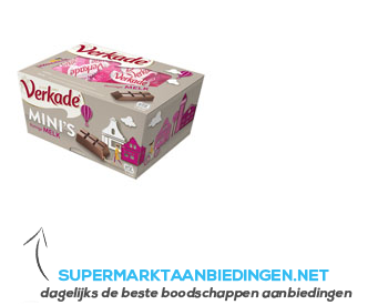 Verkade Mini reepjes melk aanbieding