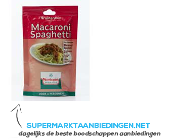 Verstegen Kruidenmix macaroni spaghetti aanbieding