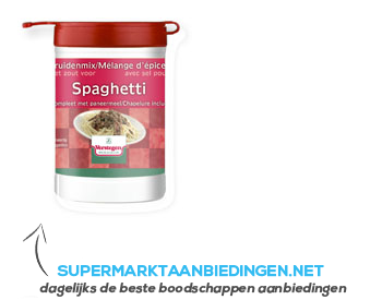 Verstegen Kruidenmix spaghetti aanbieding