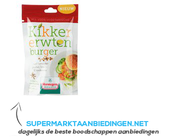 Verstegen Mix vegetarisch kikkererwtenburger aanbieding