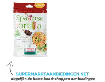 Verstegen Mix voor vegetarische Spaanse tortilla aanbieding