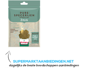 Verstegen Pure specerijen mengeling zhug aanbieding