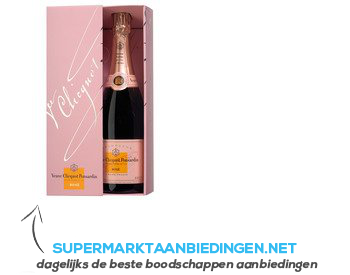 Veuve Clicquot Champagne brut rosé aanbieding