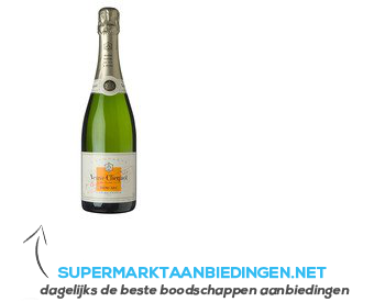 Veuve Clicquot Champagne demi-sec aanbieding