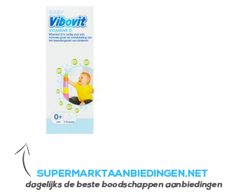 Vibovit Baby 0 multivitaminen druppels aanbieding