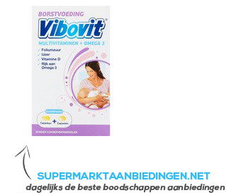 Vibovit Borstvoeding multivitaminen omega 3 aanbieding