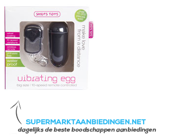 Vibrating egg & remote 10 speed aanbieding