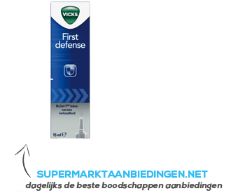 Vicks First defense neusspray aanbieding