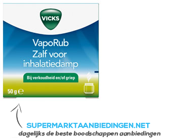 Vicks Vaporub inhalatiezalf aanbieding