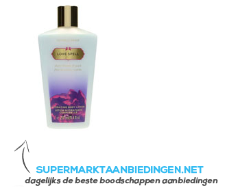 Victoria’s Secret Love spell body lotion aanbieding