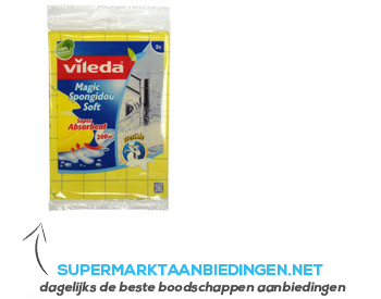 Vileda Magic spongidou soft 3-pack aanbieding