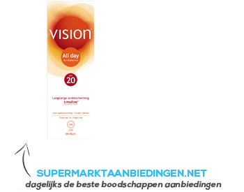 Vision All day sun protection SPF 20 aanbieding