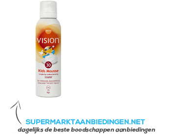 Vision Kids mousse SPF 30 aanbieding