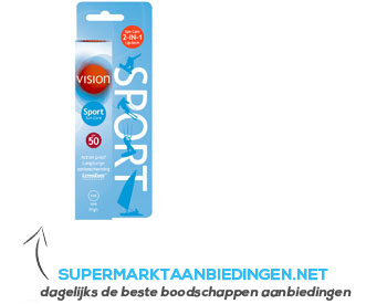 Vision Sport High all day sun protection SPF30 aanbieding