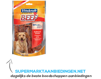 Vitakraft Beef rundvleesstrips aanbieding