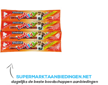 Vitakraft Beefsticks rund aanbieding