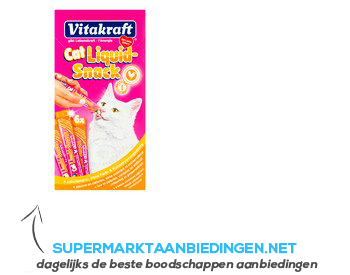 Vitakraft Cat liquidsnack kip aanbieding