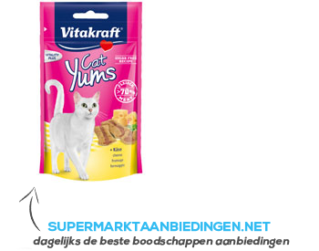 Vitakraft Cat yums cheese aanbieding