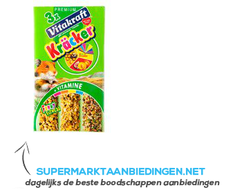 Vitakraft Kräckers hamster honing-fruit aanbieding