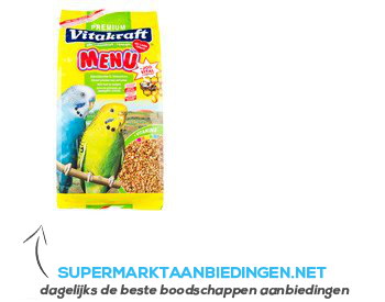 Vitakraft Menu vital parkiet aanbieding