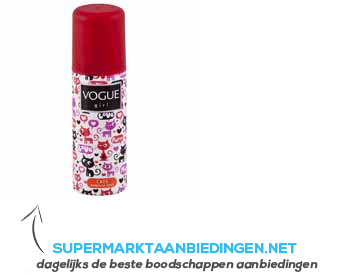 Vogue Cats deodorant mini aanbieding