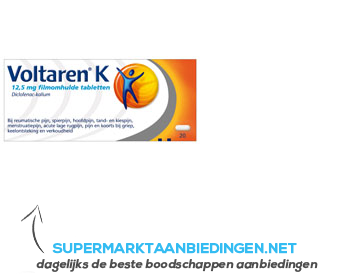 Voltaren K tabletten 12,5 mg aanbieding