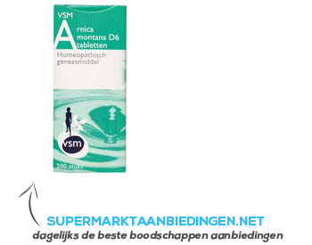 VSM Arnica Montana D6 tabletten aanbieding