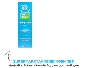 VSM Kind waterpokken spray aanbieding