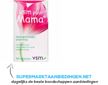 VSM Puur mama zwangerschaps vitaminen aanbieding