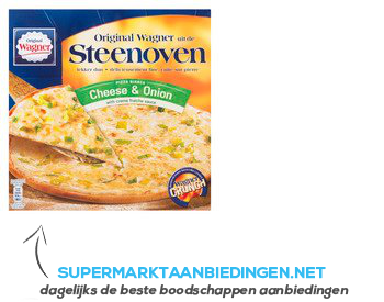 Wagner Flammkuchen cheese-onion aanbieding