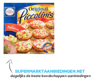 Wagner Original piccolini's Salame aanbieding