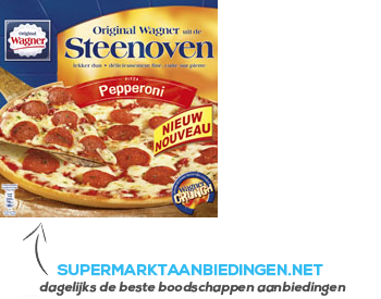 Wagner Steenoven pepperoni aanbieding