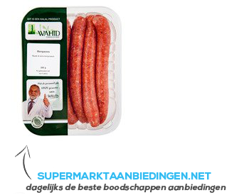 Wahid Merguez aanbieding