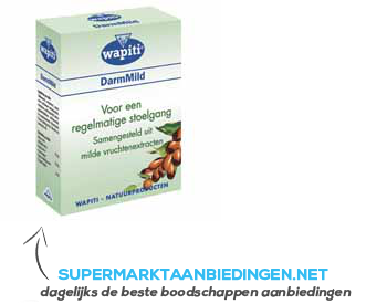 Wapiti Darm mild tabletten aanbieding