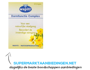 Wapiti Darmfunctie complex dragees aanbieding