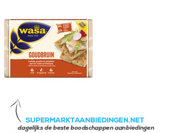 Wasa Goudbruin aanbieding