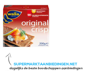 Wasa Original crisp aanbieding