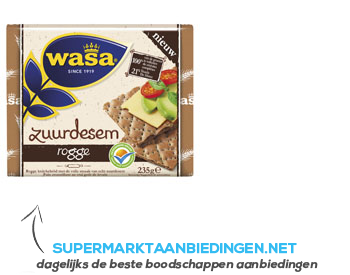 Wasa Zuurdesem rogge aanbieding