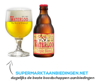 Waterloo Triple 7 blond aanbieding