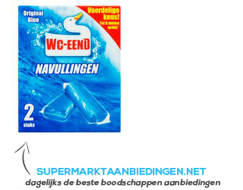 WC Eend Toiletblok original blue navul aanbieding