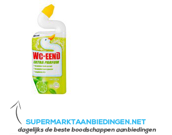 WC Eend Toiletreiniger lime fresh aanbieding