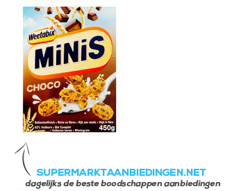 Weetabix Mini's choco aanbieding