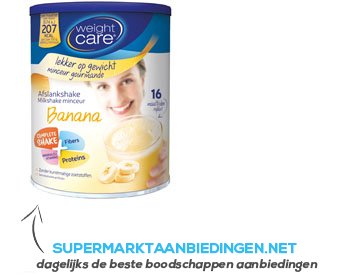 Weight Care Afslankshake banana aanbieding