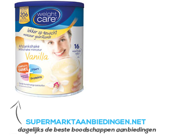 Weight Care Afslankshake vanilla aanbieding