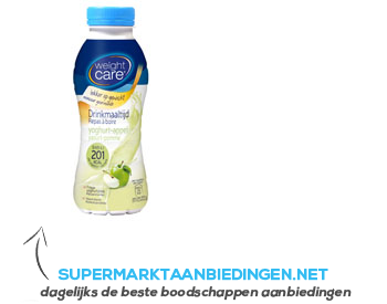 Weight Care Drinkmaaltijd yoghurt-appel aanbieding