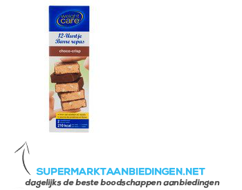 Weight Care Twaalfuurtje choco crisp aanbieding