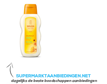 Weleda Baby calendula crèmebad aanbieding