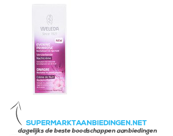 Weleda Versterkende nachtcreme evening primrose aanbieding